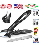 Black Toenail Clippers for Seniors - Effortless Cuts for Thick Nails - $420.73 MXN