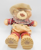 Furskins Xavier Roberts 1986 Boone FurSkin Bear Stuffed Animal With Tag Coleco - £47.40 GBP