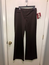 NWT Vintage JS Collections Macys Womens SZ 10 Silk Look Flare Leg Pants ... - $23.75