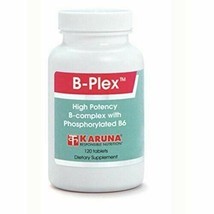 NEW Karuna B-Plex High Potency B Complex  Vitamin Wheat Free Supplement 120 tabs - $26.30