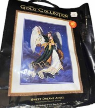 Sweet Dreams Angel Embroidery Kit GOLD COLLECTION Dimensions James Himsworth Vtg - $23.38