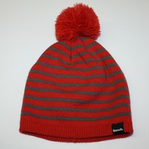 Bench Boy&#39;s Red Stripe Pom Pom Hat size M/L - £7.81 GBP