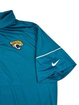 Jacksonville Jaguars NFL Nike Dri Fit Polo Shirt Mens XXL Short Sleeve Teal Blue - $27.43