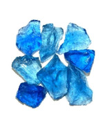 Recycled Chunky Glass, Crystal Blue - Medium - 0.5-1 in. - 1 lbs - $37.78 CAD