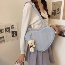 HISUELY Female Handbag cute Heart shaped Underarm Bag 2022 New Design Women Shou - £31.19 GBP