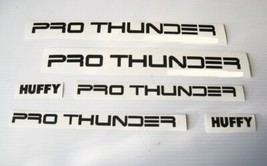 Black Old School Bicycle Decal Stickers fit Huffy Pro Thunder BMX Bike F... - $467.73 MXN