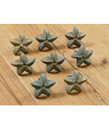 8 CAST IRON STARFISH DRAWER PULLS CABINET CUPBOARD BATHROOM DECOR KNOBS ... - €12,81 EUR