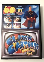 60 Classic Cartoons Volumes 1 &amp;2 - 2 Disc DVD Popeye Superman Woody Woodpecker - £6.32 GBP