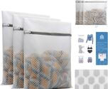 Durable 12 x 16 Inch Laundry Bags for Delicates - 3 Count with Anti-Rust... - $17.77