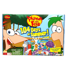 Phineas and Ferb 104 Days of Summer! Board Game Jakks Pacific Missing Coin Timer - £15.86 GBP