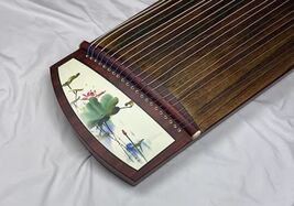 Guzheng 125cm 21 string zither lotus pattern Chinese string instruments - $399.00