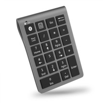 Wireless Bluetooth Number Pad: 22 Keys Wired Numeric Keypad, Rechargable... - $31.99