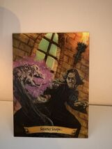 Harry Potter Severus Shape Lenticular Holo Chocolate Frog Collectible Card - $23.42