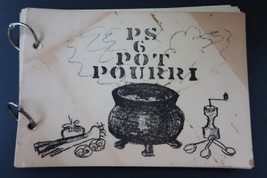 Vtg Manhattan Public School PS 6 Pot Pourri Cook Book Ring Bound Menu Ideas - $19.99