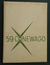 1959 Conestoga Valley High School Yearbook Lancaster Pa Linda Welsh Sig Conewago - £71.01 GBP