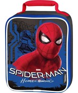 NEW Thermos K217113T Spiderman Movie Black/Red Soft Upright Lunch Kit - £13.19 GBP