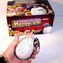 4 JUMBO DINOSAUR EGG magic dino growing eggs tricks hatch new prehistoric grow - £15.00 GBP
