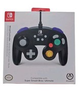 PowerA Wired Controller for Nintendo Switch GameCube Style Black Smash B... - £20.71 GBP