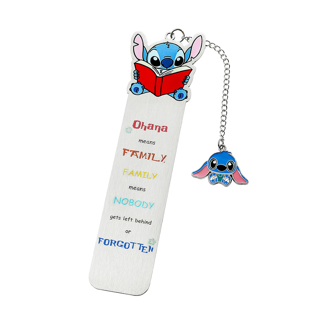 Ohana Means Family Stitch Bookmark Cartoon Kawaii Page Mark School -SQ1724 - €3,58 EUR