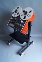New Customised Cart Stand For Teac Reel To Reel Recorder With Shelf - £393.97 GBP