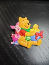 Walt Disney Pin Brooch - Winnie The Pooh &amp; Piglet Eating Honey Gift Hallmark Hmk - £15.02 GBP