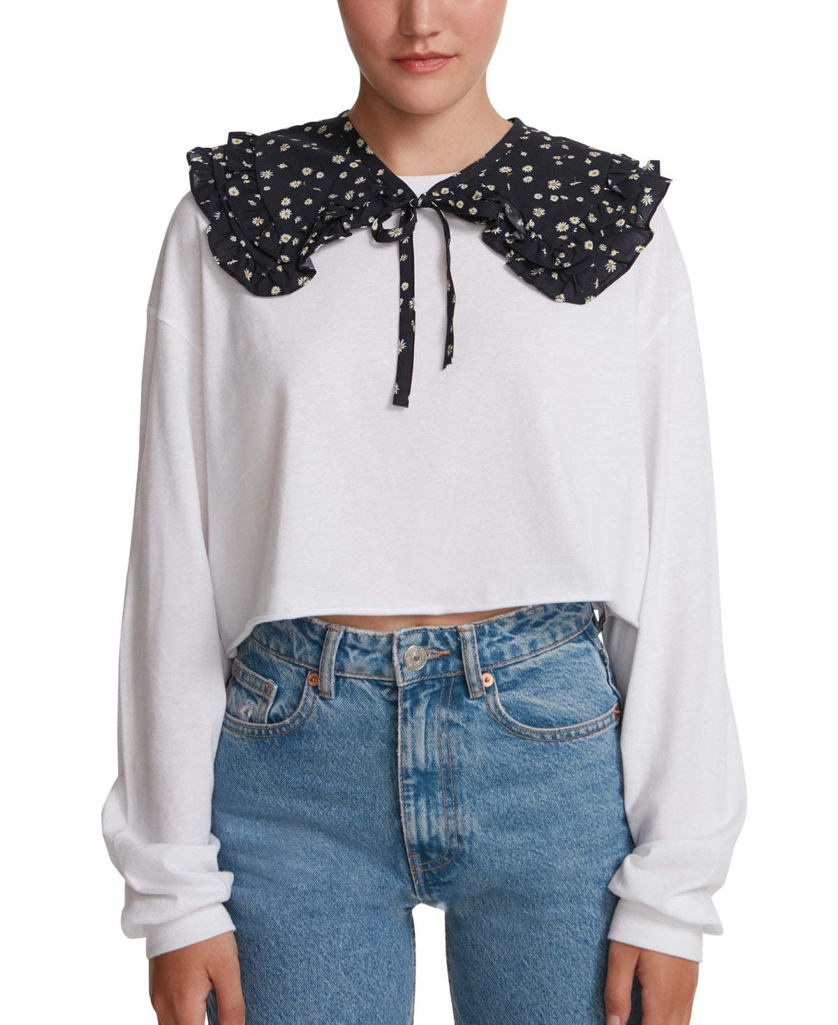 Steve Madden Tiered Floral Cotton Collar Item image 2
