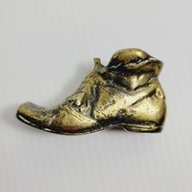 Brass Boot Figurine Vintage Collector Piece - £6.51 GBP