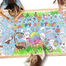 Easter Party Activity Poster 31.5 x 72 Inches Easter Themed Happy Easter... - $24.79