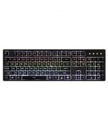 Abko Hacker K180 Korean English Membrane LED Wired Gaming Keyboard (Black) - £56.49 GBP