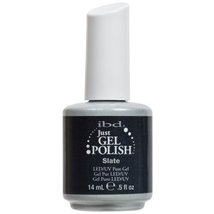 IBD Just Gel Polish SLATE Soak Off Gray Shimmer Nail UV Manicure .5 oz Salon LED - £9.46 GBP
