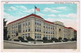 Pennsylvania Postcard Kittanning Central School Minsky Bros - £6.48 GBP