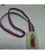 Lady Guadalupe &amp; St Jude Thaddeus Escapulario de Hilo-Knotted - Scapular... - $9.71 CAD
