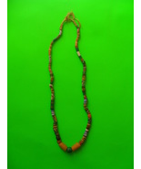 RARE ANTIQUE JEWELERY NECKLACE - MULTICOLORED AFRICAN . - $138.79 CAD