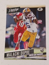 Malachi Dupre Green Bay Packers 2017 Panini Prestige Rookie Card #210 - £0.78 GBP