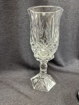 Vintage Shannon Lead Crystal 2 Piece Candle Holder Hurricane Lamp 11.5&quot; EUC - £36.58 GBP