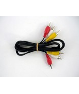 4ft 3 RCA Male to 3 RCA Male Cord Black Audio Video AV Cable - £1.51 GBP