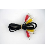 4ft 3 RCA Male to 3 RCA Male Cord Black Audio Video AV Cable - $2.60 CAD