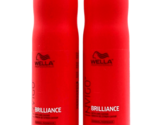 Wella Invigo Brilliance Color Protection Shampoo/Normal Hair 10.1 oz-2 Pack - £23.22 GBP
