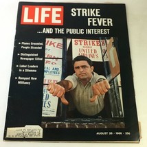 VTG Life Magazine August 26 1966 - Strike Fever and The Public Interest - £10.59 GBP