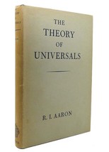 R. I. Aaron The Theory Of Universals 1st Edition 1st Printing - £36.76 GBP