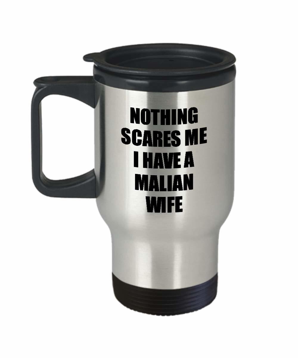 Malian Wife Travel Mug Funny Valentine Gift For Husband My Hubby Him Mali Wifey