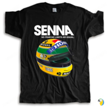 Ayrton Senna F1 Racer Yellow Helmet T-Shirt • Mens Brazil Racing Sports ... - $427.46 MXN