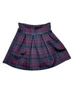 Freestyle Revolution Size M School Girl Skirt Plaid Pleated Short Stretch - £10.26 GBP