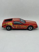 1979 Hot Wheels Delorean Turismo Red Race Car Blackwall Hong Kong Vintage - £4.47 GBP