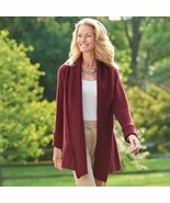 Washable Cashmere Topper Sweater Burgundy Size Medium 42 - $129.86 CAD