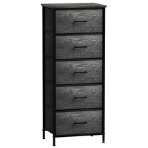 Sorbus Tall Fabric Storage Dresser - Stand Up Tower of 5 Drawers with Steel Fram - £86.52 GBP