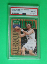 1994 Fleer Ultra NBA RC Insert All Rookie Jason Kidd HOF Graded Card Mint PSA 8 - £30.65 GBP