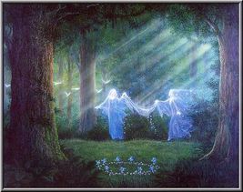 FULL COVEN 27X SEE SPIRITS DJINN GUIDES CRYSTAL EYE MAGICKAL WORK 98 YR Witch  image 2
