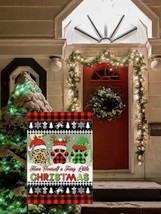 Have Yourself a Fury Little Christmas Double Sided Garden Flag ~ 12&quot; x18... - $13.07