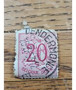 Belgium Stamp Lion Rampant 20c Used 409 Circular Cancel - $31.00 MXN